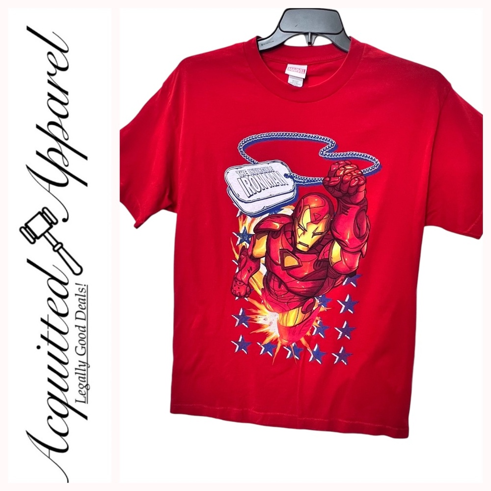 The Invincible Iron Man Marvel Comics Tee Shirt Large